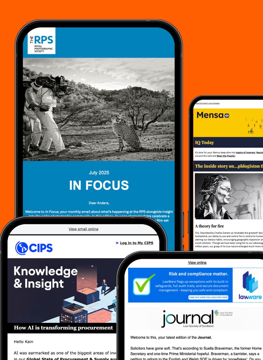 Email newsletters